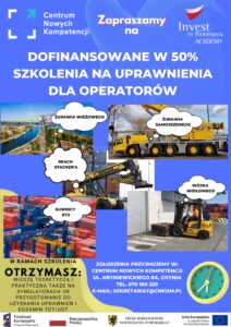 Plakat dofinansowanie szkoleń
